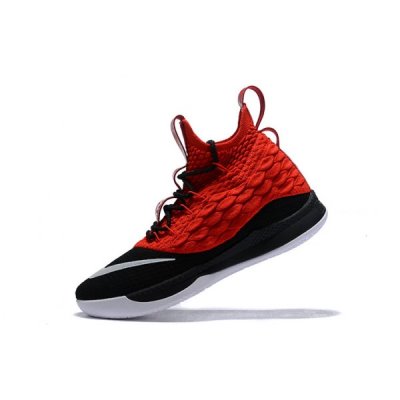 Nike Erkek Lebron 15.5 Siyah / Kırmızı Basketbol Ayakkabısı Türkiye - JN07XYKT